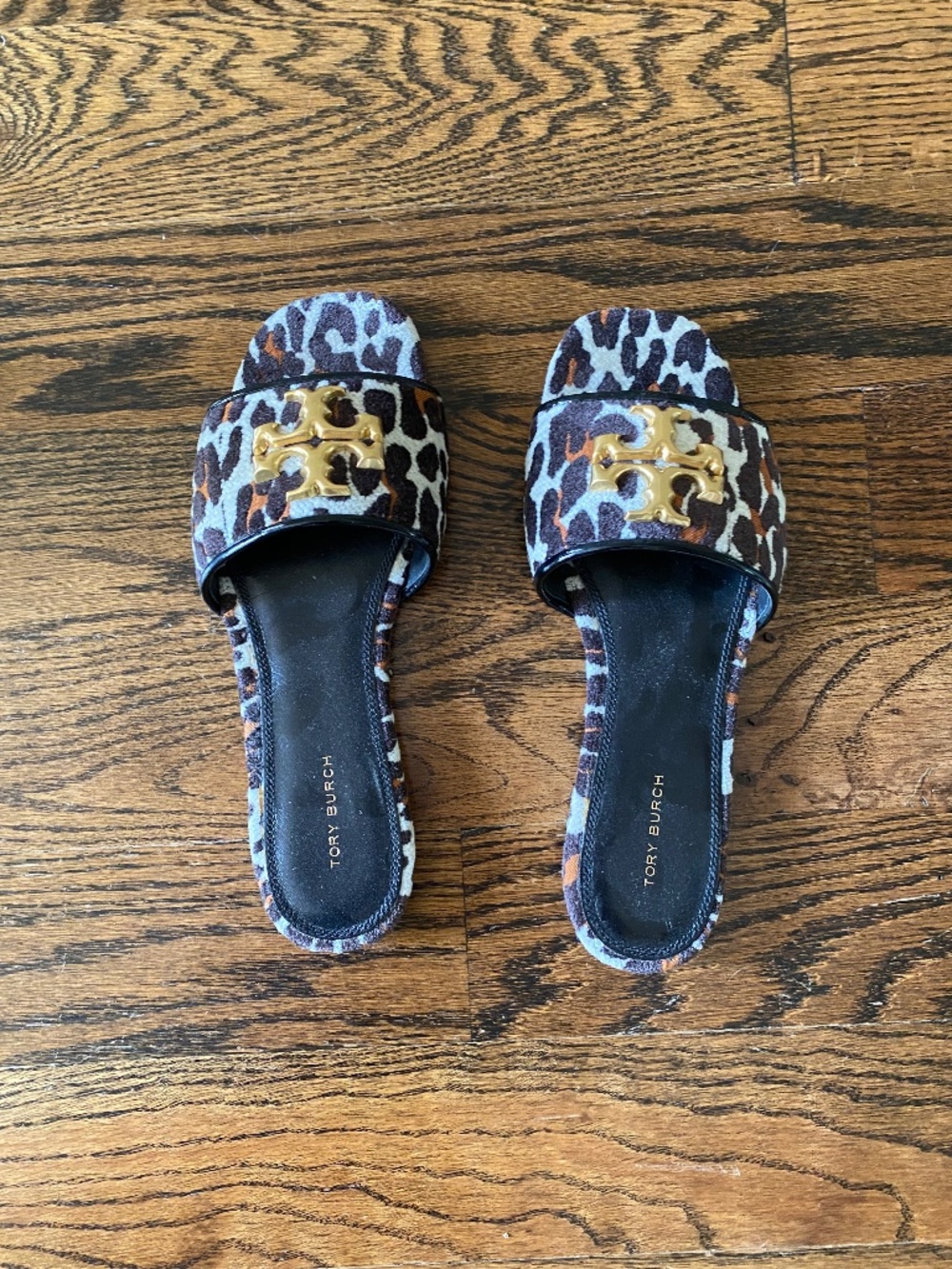 Tory Burch Eleanor Slide Leopard Print size 7.5